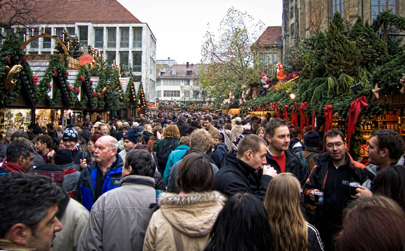 Christmas Market In Stuttgart, Germany