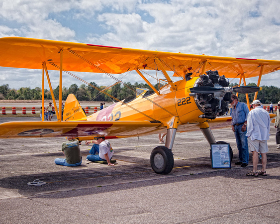 Another Bi-Plane on the ground at Flagler Airfield
